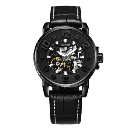 OCHSTIN 62004A Master Series Hollow Mechanical Men Watch(Black)-garmade.com