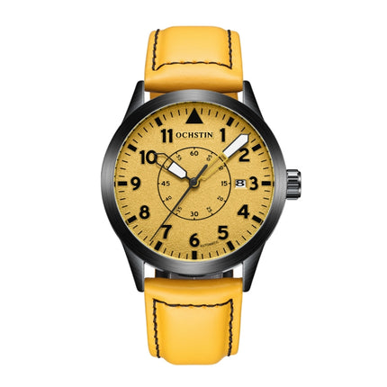 OCHSTIN 62028C Master Series Luminous Mechanical Men Watch(Yellow)-garmade.com