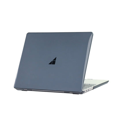 For Microsoft 12.4 inch Laptop Crystal Anti-drop Protective Case(Black)-garmade.com