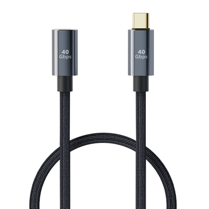 USB4.0 40Gbps Type-C Male to Female Extension Cable, Length:0.5m-garmade.com