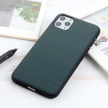 For iPhone 11 Lambskin Texture Protective Case(Green)-garmade.com