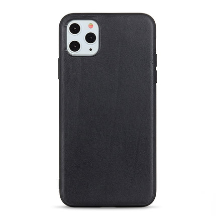 For iPhone 11 Pro Lambskin Texture Protective Case(Black)-garmade.com
