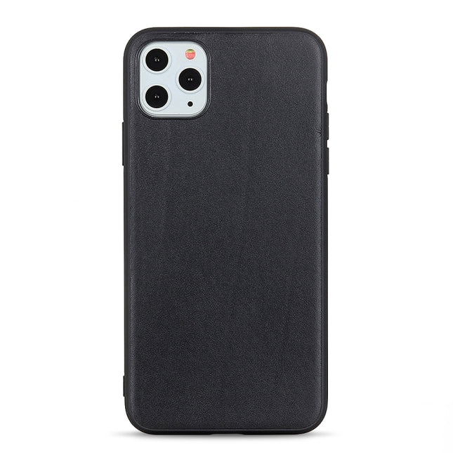 For iPhone 11 Pro Lambskin Texture Protective Case(Black)-garmade.com