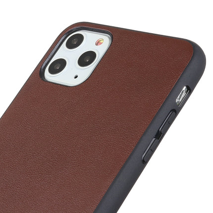 For iPhone 11 Pro Lambskin Texture Protective Case(Black)-garmade.com