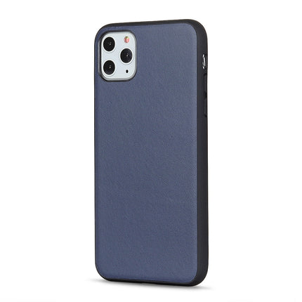For iPhone 11 Pro Lambskin Texture Protective Case(Blue)-garmade.com