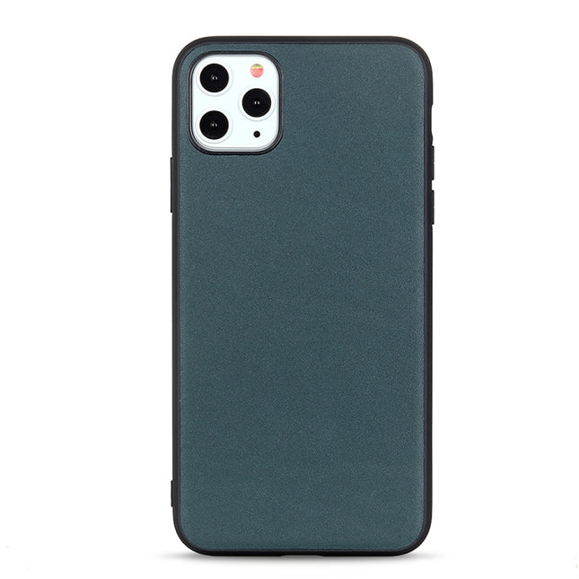For iPhone 11 Pro Lambskin Texture Protective Case(Green)-garmade.com