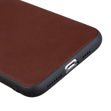 For iPhone 11 Pro Max Lambskin Texture Protective Case(Brown)-garmade.com