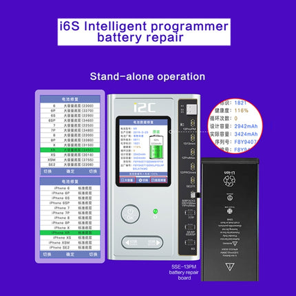 i2C i6S Intelligent Programmer Set (Original Color+Battery+Dot Matrix Test Board )-garmade.com