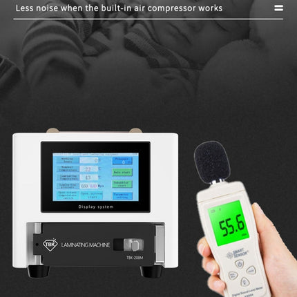TBK 208M 3 in 1 Mini LCD Touch Screen Vacuum Laminating Bubble Remover Machine, Plug:US Plug-garmade.com