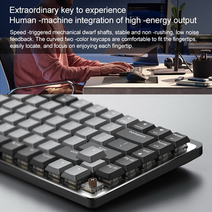 Logitech MX Mechanical Mini Wireless Bluetooth Dual Mode Keyboard with Logi Bolt USB Receiver(Brown Axis)-garmade.com