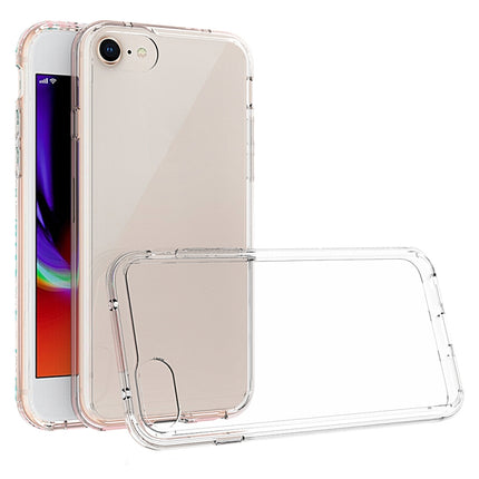 For iPhone SE 2020 Scratchproof TPU + Acrylic Protective Case(Transparent)-garmade.com