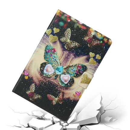 For iPad Pro 10.5 Coloured Drawing Pattern Horizontal Flip Leather Case with Holder & Card Slot & Sleep / Wake-up Function(Butterflies)-garmade.com