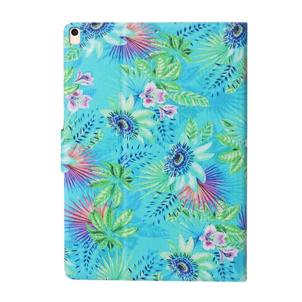 For iPad Pro 10.5 Coloured Drawing Pattern Horizontal Flip Leather Case with Holder & Card Slot & Sleep / Wake-up Function(Flowers)-garmade.com
