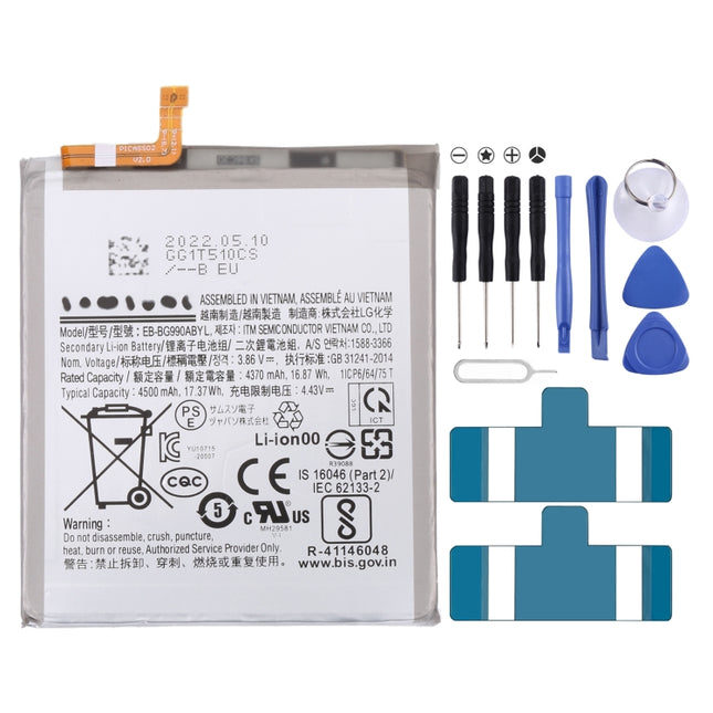 For Samsung Galaxy S21 FE G990 4500mAh EB-BG990ABYL Battery Replacement-garmade.com
