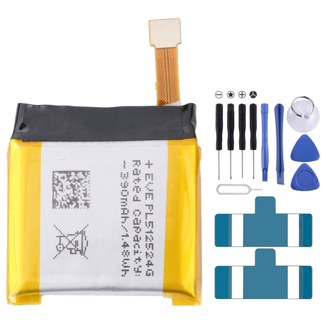 For Huami AMAZFIT T-rex Verge Lite 390mAh PL512524G PL502524V Battery Replacement-garmade.com