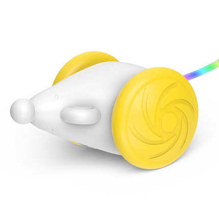 M1 Automatic Light Crazy Mouse Pet Toy(Yellow)-garmade.com