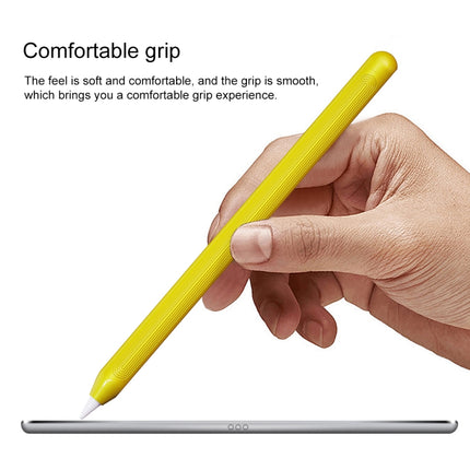 For Apple Pencil 2 Stylus Touch Pen Protective Cover(Yellow)-garmade.com