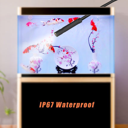 P40 8mm HD Waterproof Portable Integrated Hand-held Vertical Screen Industry Endoscope, Length:2m(Flexible Wire)-garmade.com