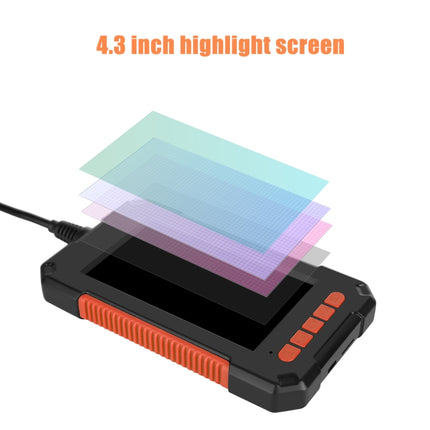 P40 8mm HD Waterproof Portable Integrated Hand-held Vertical Screen Industry Endoscope, Length:10m(Hardwire)-garmade.com