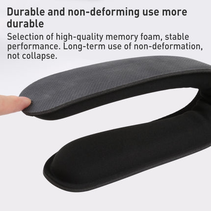 Memory Foam Wrist Guard Keyboard Holder(Black)-garmade.com