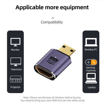 D8K-01 8K HDMI 2.1 to Micro HDMI Adapter-garmade.com