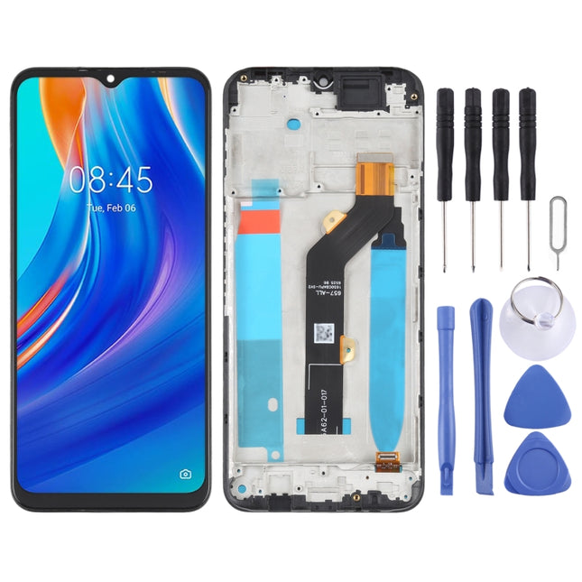 OEM LCD Screen For Tecno Spark 7T Digitizer Full Assembly with Frame-garmade.com