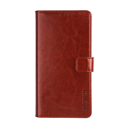 For iPhone 11 Pro Max idewei Crazy Horse Texture Horizontal Flip Leather Case with Holder & Card Slots & Wallet(Brown)-garmade.com