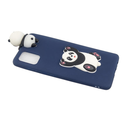 For Galaxy S20 Shockproof 3D Lying Cartoon TPU Protective Case(Panda)-garmade.com