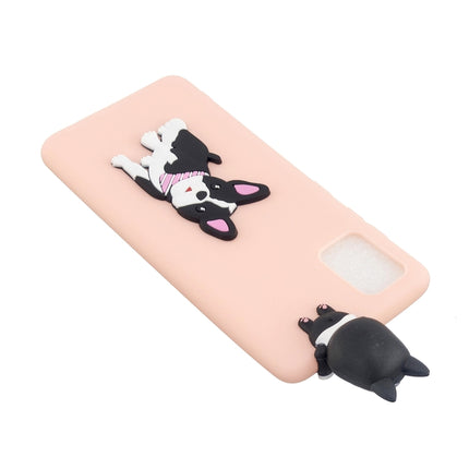 For Galaxy S20 Shockproof 3D Lying Cartoon TPU Protective Case(Cute Dog)-garmade.com