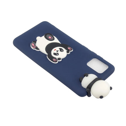 For Galaxy S20+ Shockproof 3D Lying Cartoon TPU Protective Case(Panda)-garmade.com