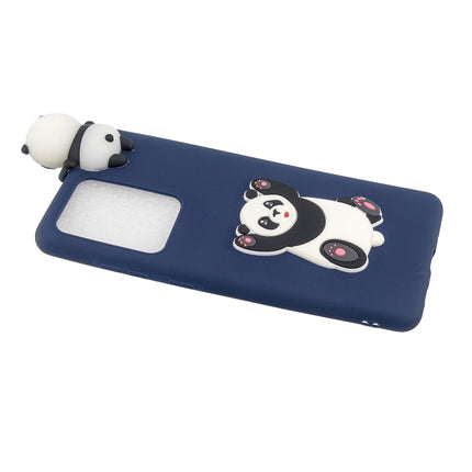 For Galaxy S20 Ultra Shockproof 3D Lying Cartoon TPU Protective Case(Panda)-garmade.com