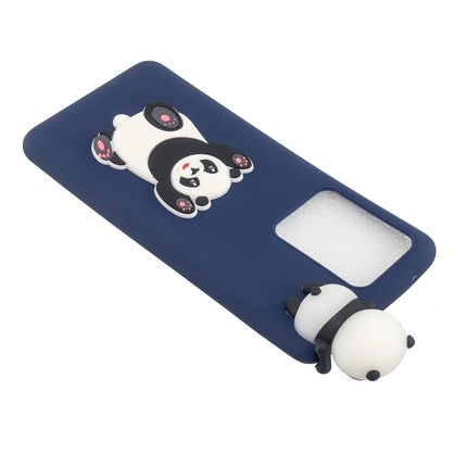 For Galaxy S20 Ultra Shockproof 3D Lying Cartoon TPU Protective Case(Panda)-garmade.com