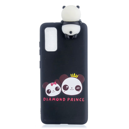 For Galaxy S20 Shockproof Cartoon TPU Protective Case(Two Pandas)-garmade.com