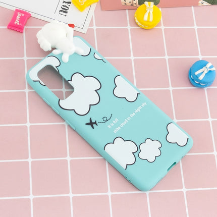 For Galaxy S20+ Shockproof Cartoon TPU Protective Case(Clouds)-garmade.com