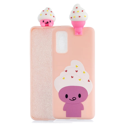 For Galaxy S20+ Shockproof Cartoon TPU Protective Case(Ice Cream)-garmade.com