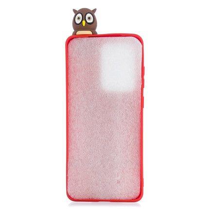 For Galaxy S20 Ultra Shockproof Cartoon TPU Protective Case(Red Owl)-garmade.com