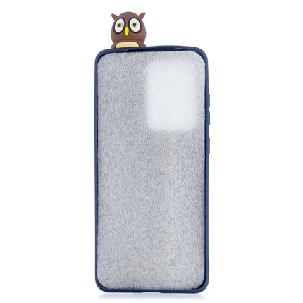 For Galaxy S20 Ultra Shockproof Cartoon TPU Protective Case(Blue Owl)-garmade.com
