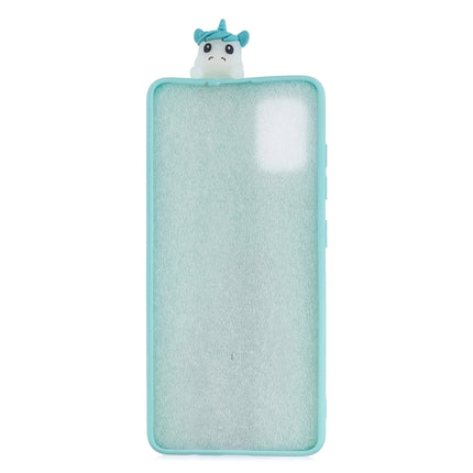 For Galaxy S20 Shockproof Colored Painted Lying Cartoon TPU Protective Case(Caring Unicorn)-garmade.com