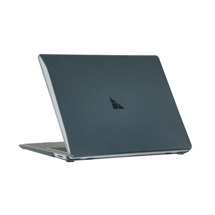 For Microsoft Surface Laptop 13.5 inch Laptop Flannelette Crystal Anti-drop Protective Case(Black)-garmade.com