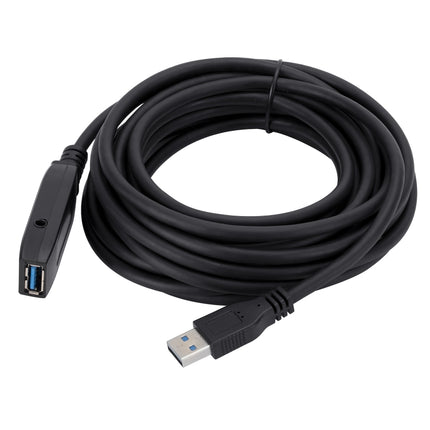 USB 3.0 Male to Female Data Sync Super Speed Extension Cable, Length:5m-garmade.com
