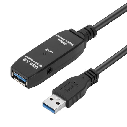 USB 3.0 Male to Female Data Sync Super Speed Extension Cable, Length:15m-garmade.com