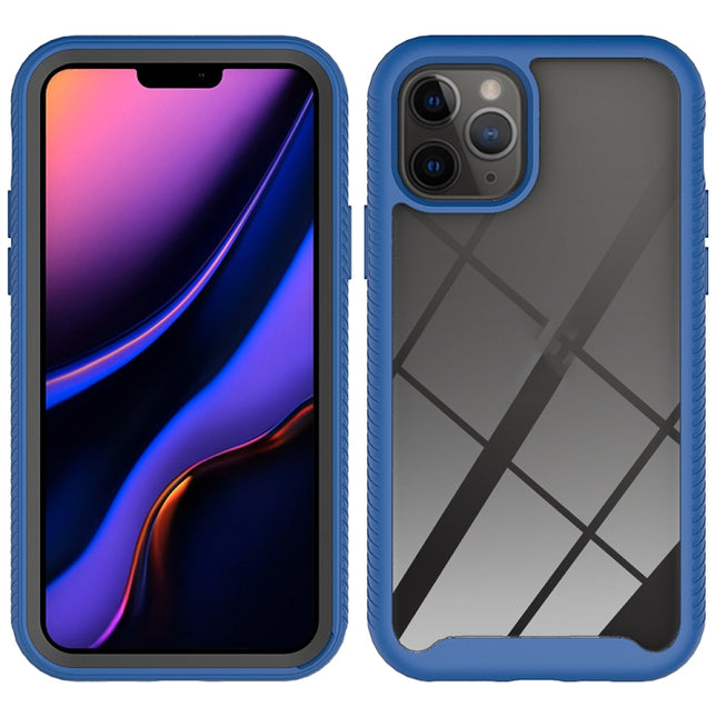 For iPhone 11 Pro Starry Sky Solid Color Series Shockproof PC + TPU Protective Case(Royal Blue)-garmade.com