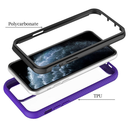 For iPhone 11 Pro Starry Sky Solid Color Series Shockproof PC + TPU Protective Case(Royal Blue)-garmade.com