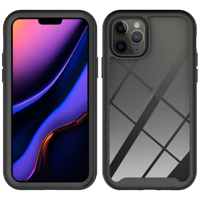 For iPhone 11 Pro Starry Sky Solid Color Series Shockproof PC + TPU Protective Case(Black)-garmade.com