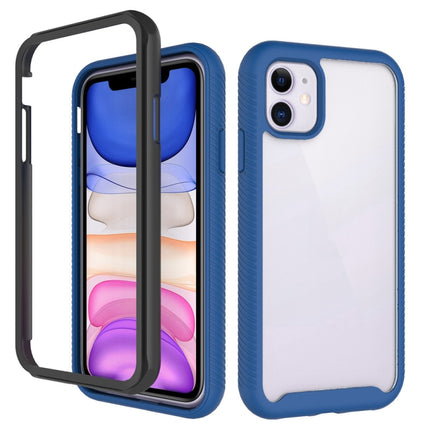 For iPhone 11 Starry Sky Solid Color Series Shockproof PC + TPU Protective Case(Royal Blue)-garmade.com