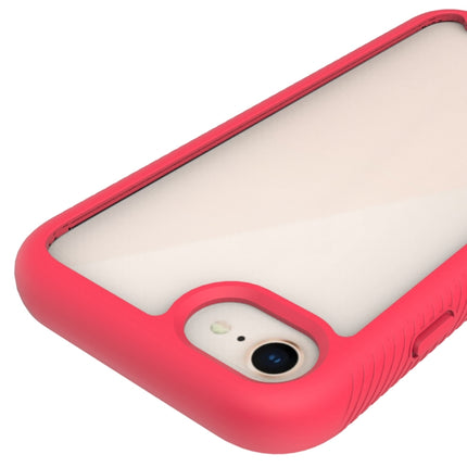For iPhone 6 Starry Sky Solid Color Series Shockproof PC + TPU Protective Case(Red)-garmade.com
