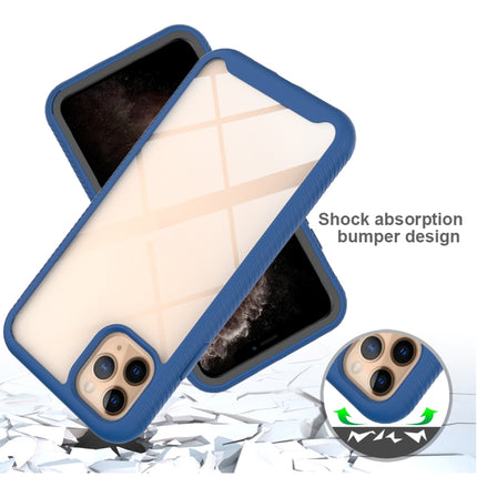 For iPhone 11 Pro Max Starry Sky Solid Color Series Shockproof PC + TPU Protective Case(Light Blue)-garmade.com