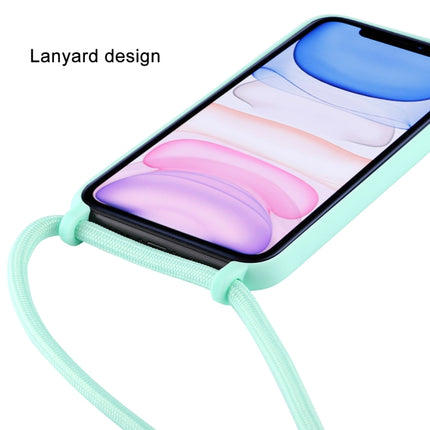 For iPhone 11 Candy Color TPU Protective Case with Lanyard(Pink)-garmade.com