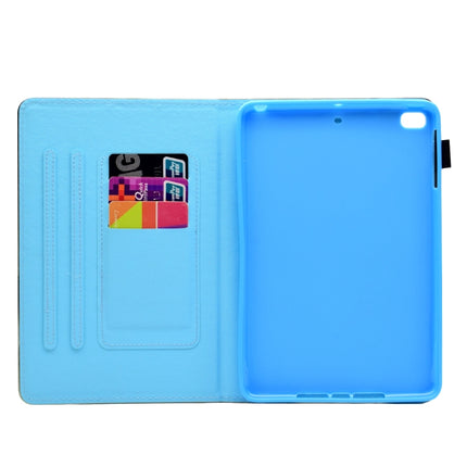 For iPad Mini 1 / 2 / 3 / 4 / 5 Painted Horizontal Flat Leather Case with Sleep Function & Card Slot & Buckle Anti-skid Strip & Bracket & Wallet(Tree in Water)-garmade.com