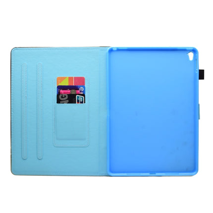 For iPad Pro 9.7 inch Painted Horizontal Flat Leather Case with Sleep Function & Card Slot & Buckle Anti-skid Strip & Bracket & Wallet(Unicorn)-garmade.com